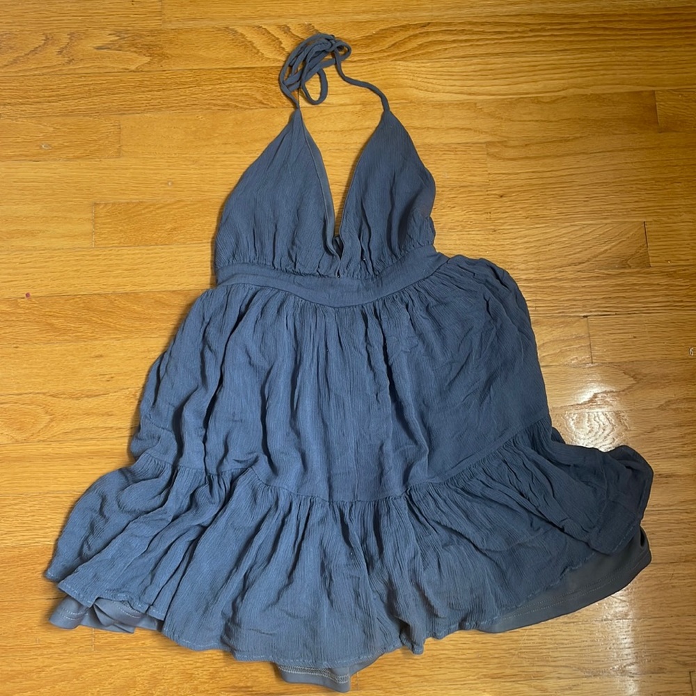 Blue dress